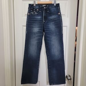 True Religion Indigo Straight Fit Jeans